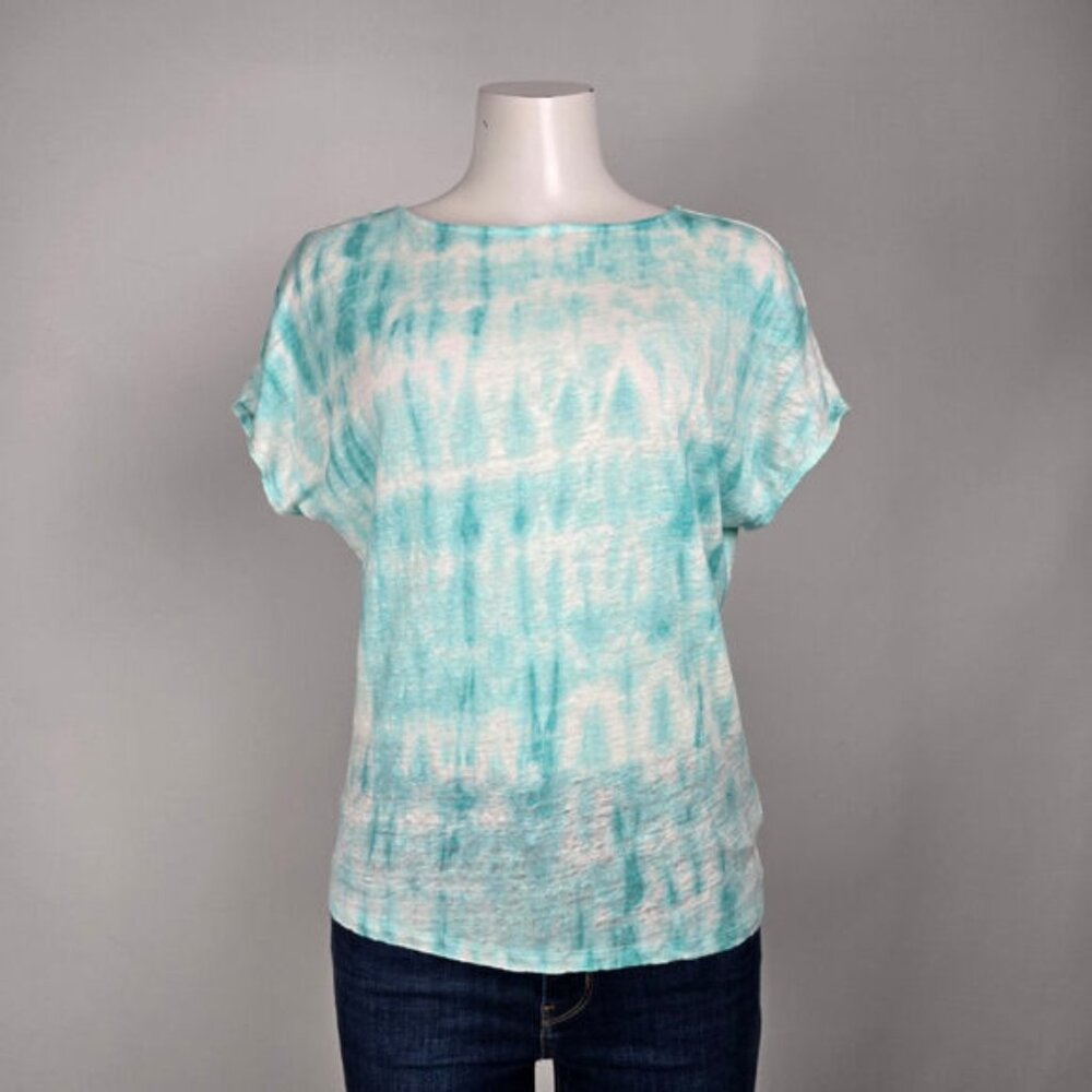 Ralph Lauren Green Tie Dye Cotton T-shirt Size S